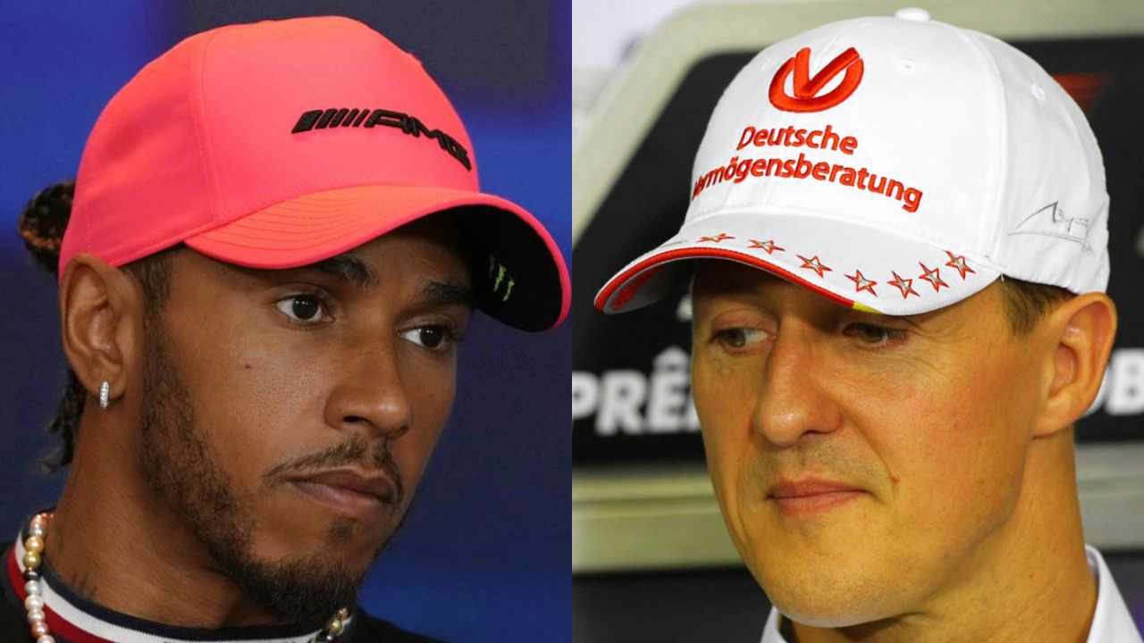 Hamilton e Schumacher